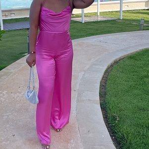 Pink jumpsuit